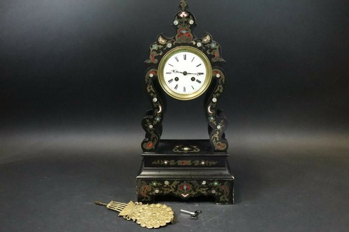 Antike biedermeier kaminuhr - antike, biedermeier-kaminuhr
