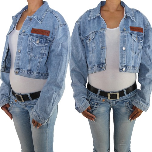 Damen bolero kurze jeansjacke - bolero,