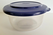 Tupperware Tafelperle klein 450 ml Tupper Nr. 2211A-4 blauer Deckel