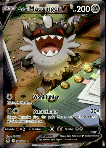 Pokemon tcg galar mauzinger - tcg, v
