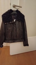 Zara Lederjacke Bikerjacke