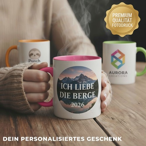 Fototasse farbig mit - , bild