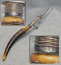 Antike Jugendstil Fleischgabel