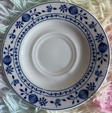 Kahla Untertasse DDR Zwiebelmuster 15 cm Durchmesser