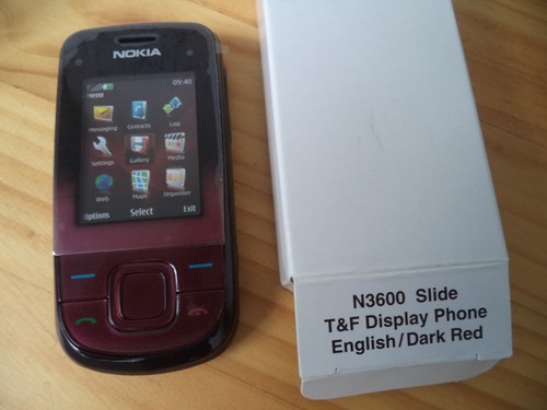 Nokia 3600 dark red - dark,