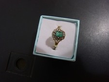 Schmuckring, 585 Gold, mittig