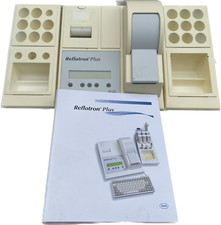 Roche Reflotron Plus Blut Analysengerät mit Handbuch