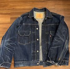 Levi's LVC 1953 Type ll Jeansjacke , distressed, Grösse L, Made in USA, Big E