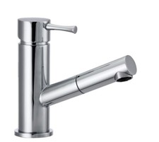 Niederdruck Einhandmischer Spüle ausziehbare Brause Küchenarmatur Wasserhahn