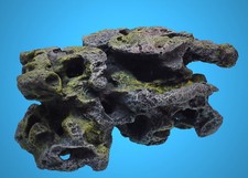 Aquarium Deko leichtes 🍀 LOCHGESTEIN XXL 🍀 Lava Felsen Höhle Terrarium Zubehör