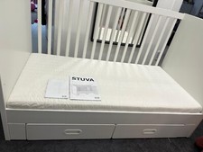 Baby - Kinderbett STUVA 140x70cm mit Matratze