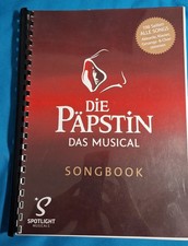 die Päpstin, Songbook, Noten, Musical, sehr guter Zustand