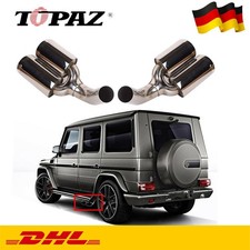 Auspuffblenden Doppelrohr