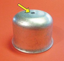 VW Bus T1 T2 Nabendeckel SERIE VORNE LINKS mit Loch für Tachowelle    089-266401