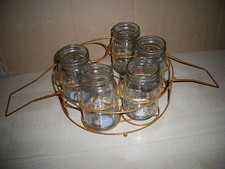  VASEN-SET 6-tlg. Metall+Glas Impressionen living