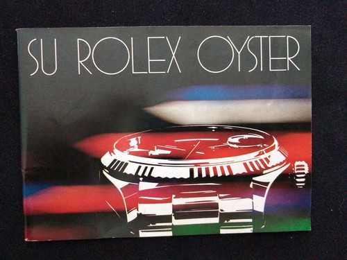 Rolex oyster 1982 booklet - 8.1982,