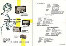 Typenblatt, Reklameblatt RFT