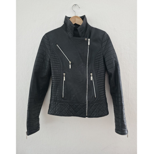 Leather damen bikerjacke - damen, leder