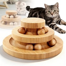 Holz katzenspielzeug - holz,