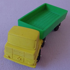 Alter Stelco Henschel Sattelschlepper Vinyl gelb grün rostfrei Made in W Germany