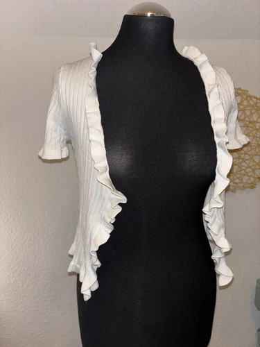 Damen bolero weiß s - damen,