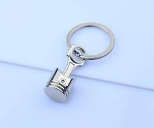 Kolben Schlüsselring Chrom Metall Auto Motor Teile Schlüsselanhänger JDM Anhänger kostenloser Versand