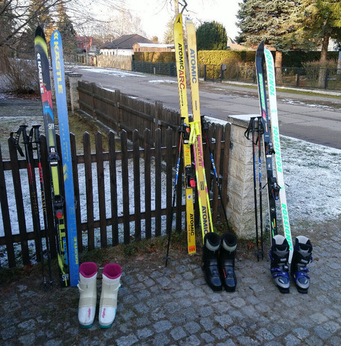 Ski skistöcker schuhe - skistöcker,,