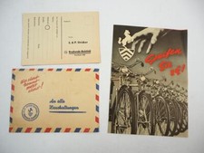 Stricker Fahrradfabrik Brackwede Bielefeld Fahrräder Prospekt 1950er Jahre