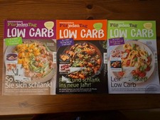 3 Hefte LOW CARB essen&trinken für jeden Tag