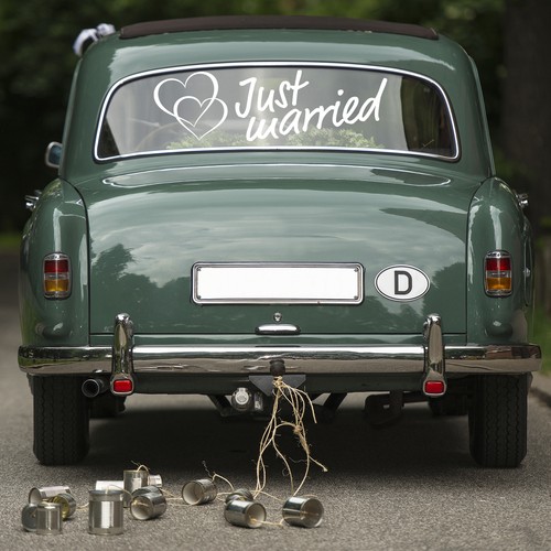 Just married folie weiß - just,