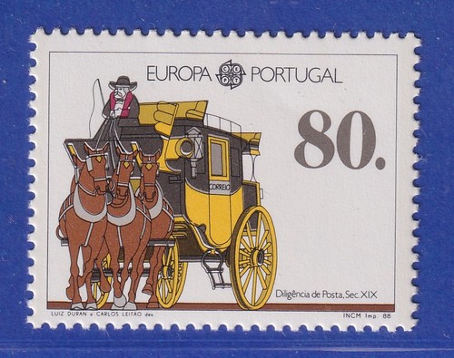 Portugal 1988 postkutsche - portugal,