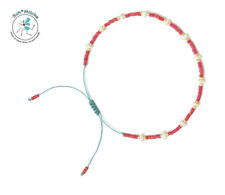 Armband Wasserperlen Miyuki-Rocailles-Perlen Amulett Glücksbringer Geschenkidee