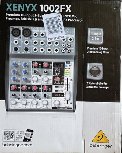 Behringer xenyx 1002fx premium - behringer,