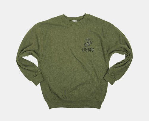 Usmc sweatshirt pullover - u.s.,