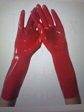 Sehr sexy Knallrote Latexhandschuhe Gr. L und XL mind. 40 cm lang 
