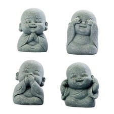 4-in-1 Laughing Buddha Statue