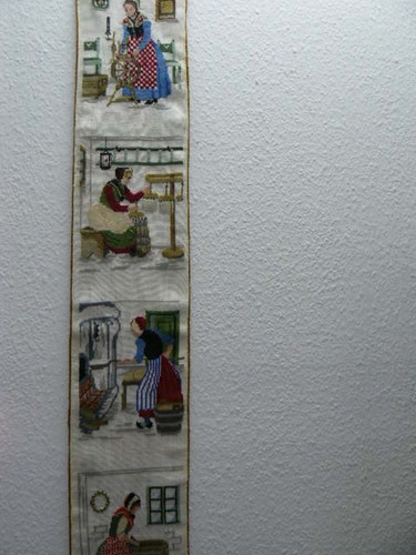 Kreuzstich stickbild bauernhof - kreuzstich,