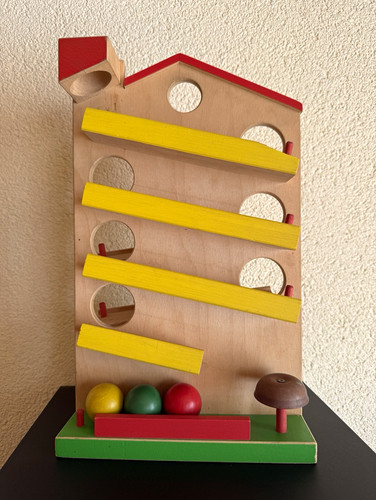 Holz kugelbahn kugelturm - kugelbahn, im