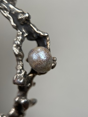 Armreif silber 835 perlen - armreif,