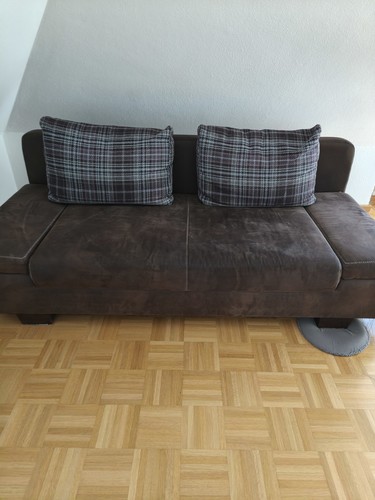 Sitzer schlafsofa braun - 2-sitzer,