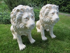 Löwenpaar Löwe Garten Deko
