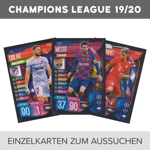 Topps champions league 2019 - topps, 2019/20