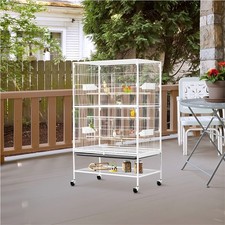 Vogelkäfig auf Rollen 132 cm