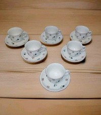 6x Villeroy Petite Fleur Jumbo Tasse groß Cappuccinotasse Unterteller Untertasse