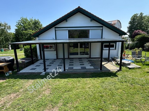 Carport 5x4x2 40m unterstand - carport, 7,5x4x2,40m