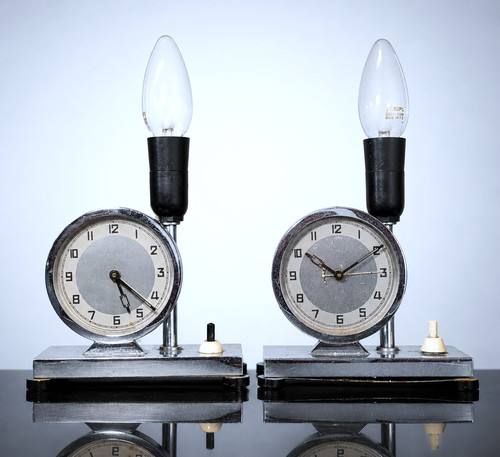 Art deco tischlampen uhr - 2,