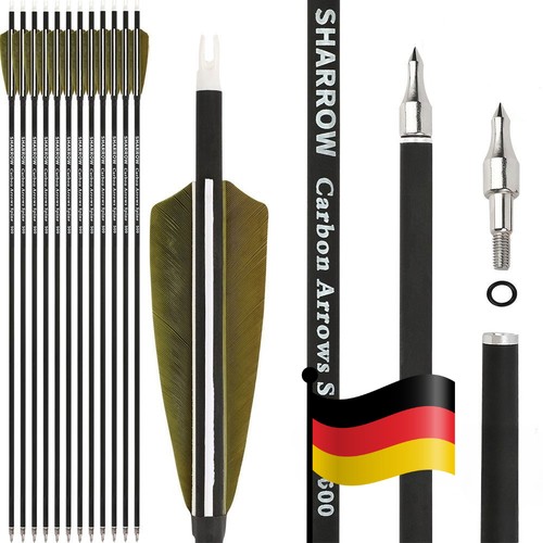 12x zoll carbonpfeile sp500 - 12x,
