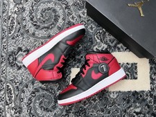 Nike Air Jordan 1 Mid Banned (2020) (GS) 554725-074 - Gr. 38 38.5 | NEU OVP