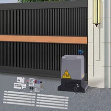 Elektrisch Schiebetoröffner Antrieb Garagentor Schiebetoröffner Schiebetor 550W