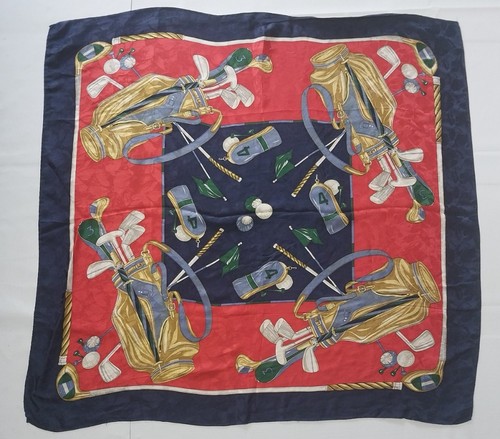 Vintage seidentuch silk scarf - silk,